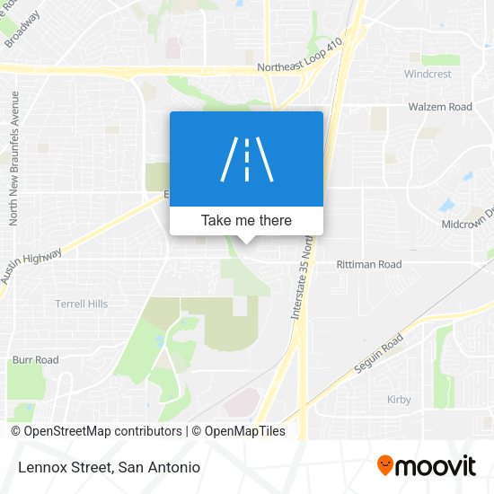 Mapa de Lennox Street