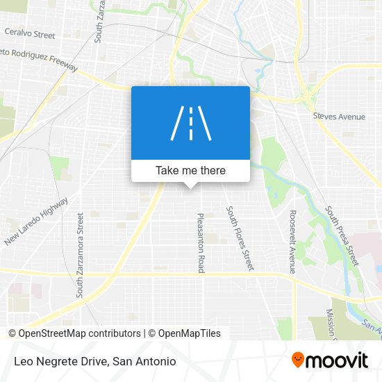 Mapa de Leo Negrete Drive