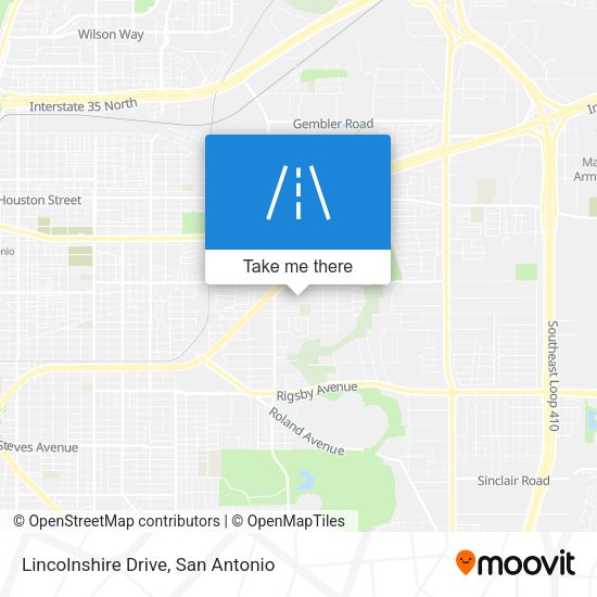 Lincolnshire Drive map