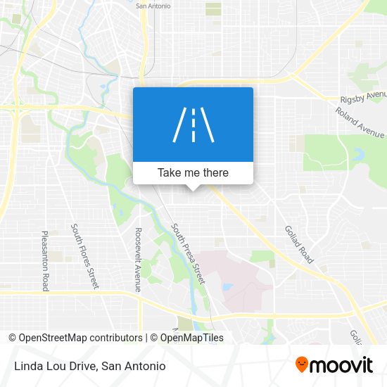 Linda Lou Drive map