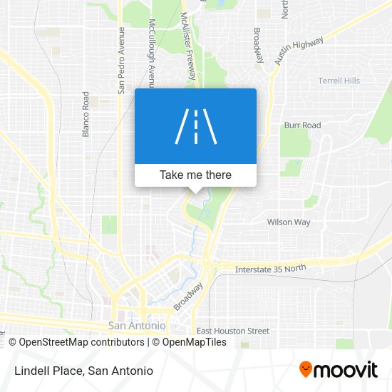 Mapa de Lindell Place