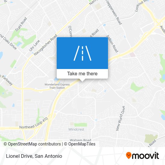 Mapa de Lionel Drive