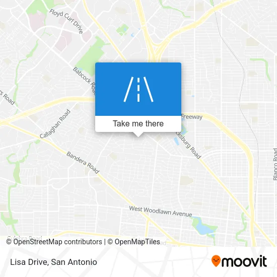 Lisa Drive map
