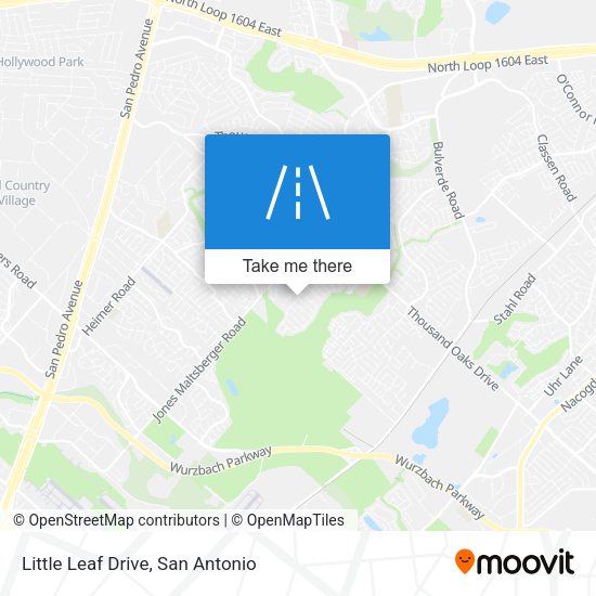 Little Leaf Drive map