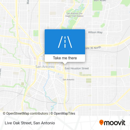Live Oak Street map