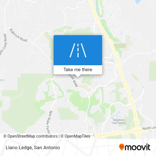 Llano Ledge map