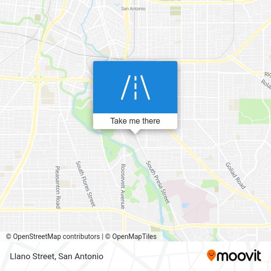 Mapa de Llano Street