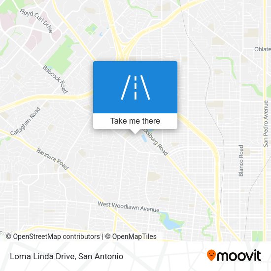 Loma Linda Drive map