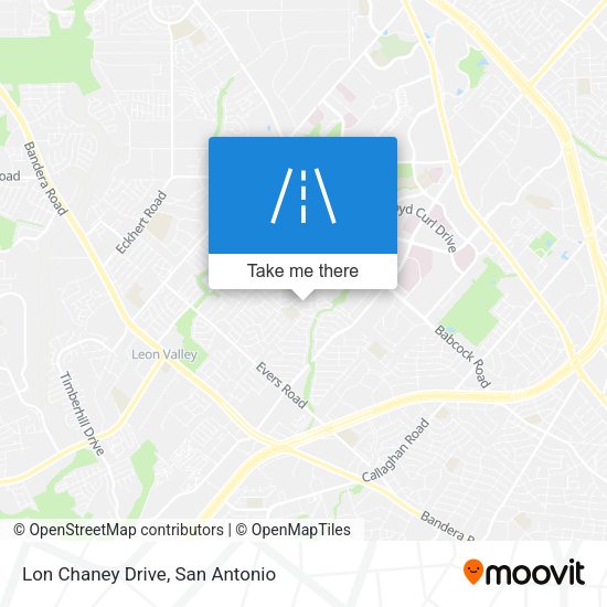 Lon Chaney Drive map