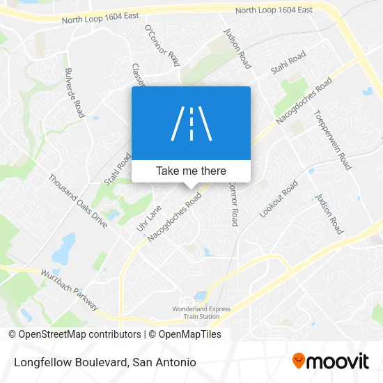 Longfellow Boulevard map