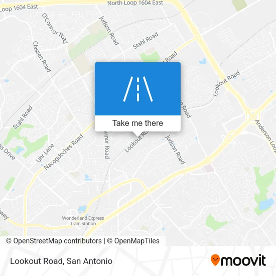 Lookout Road map