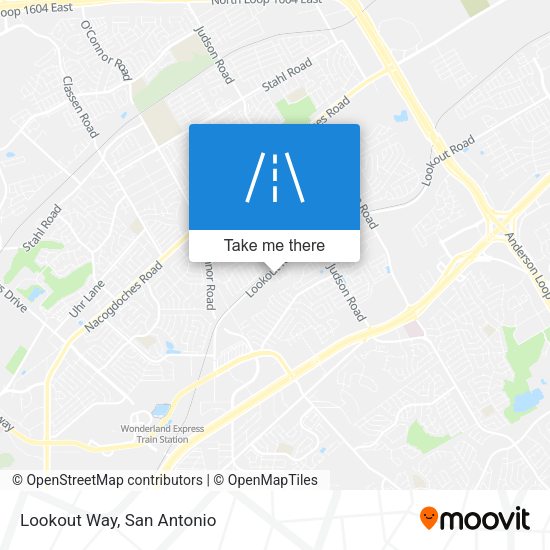 Lookout Way map