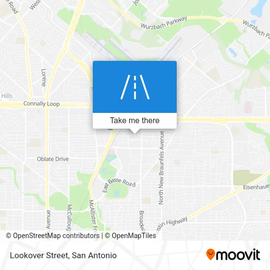 Lookover Street map
