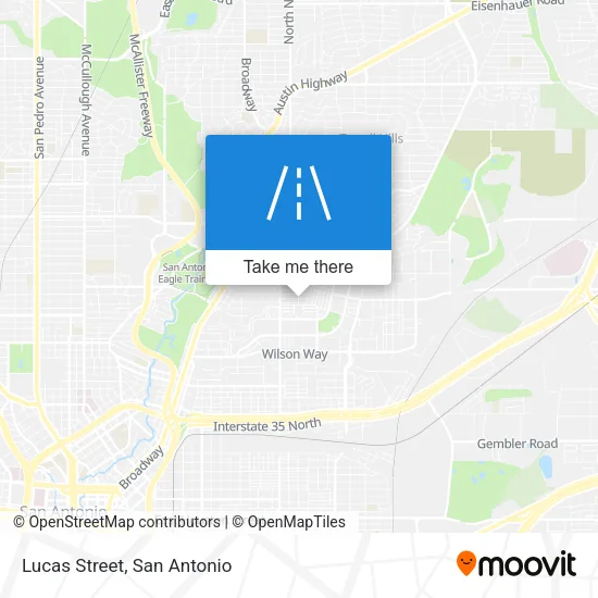 Lucas Street map