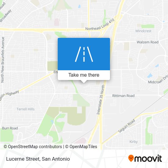 Mapa de Lucerne Street
