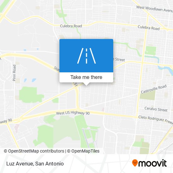 Luz Avenue map