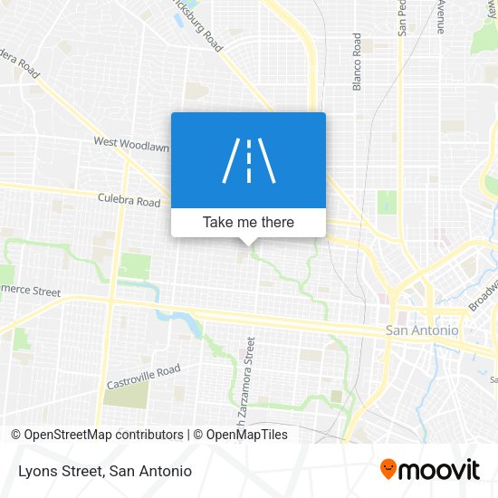 Mapa de Lyons Street