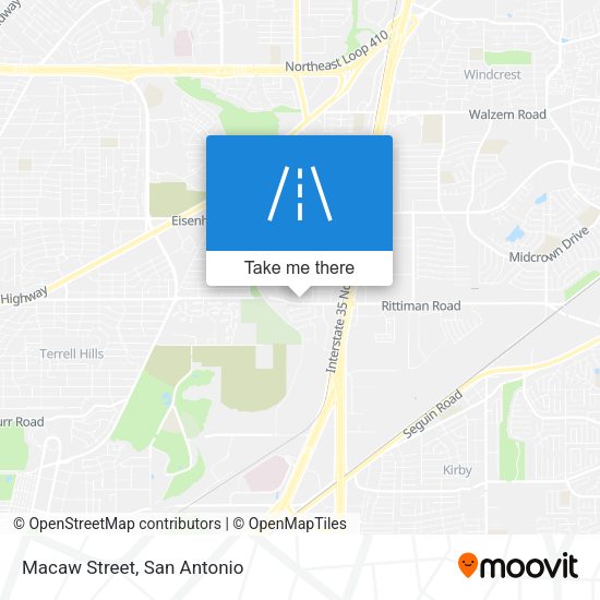 Mapa de Macaw Street