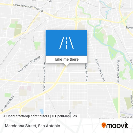 Mapa de Macdonna Street