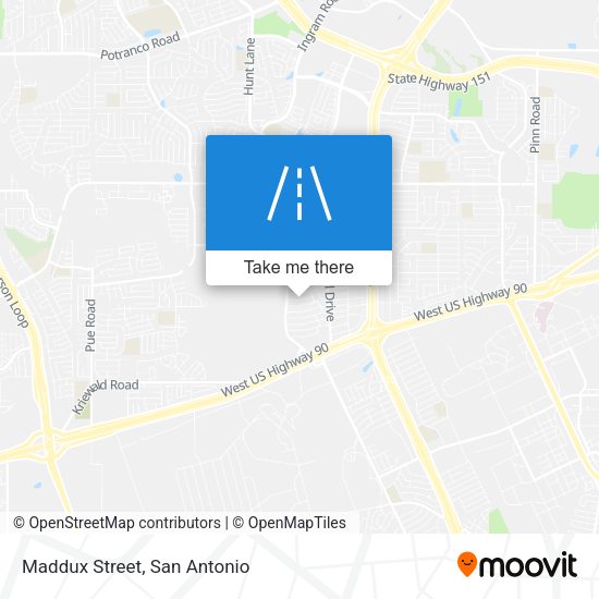 Mapa de Maddux Street