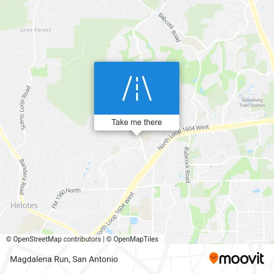 Magdalena Run map
