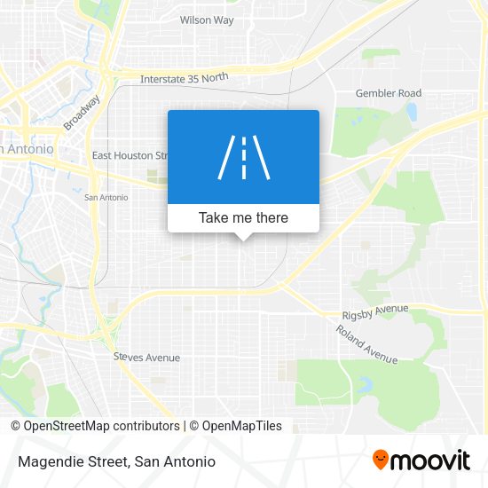 Mapa de Magendie Street