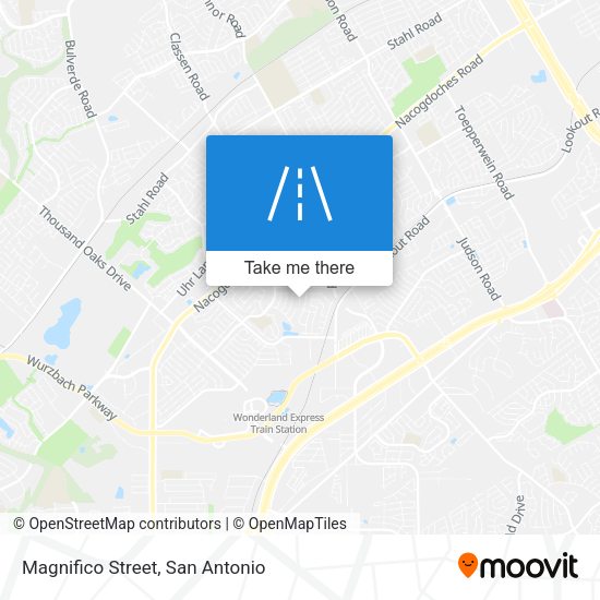 Magnifico Street map