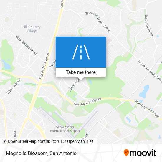 Mapa de Magnolia Blossom