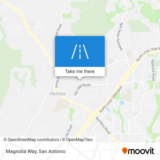 Magnolia Way map