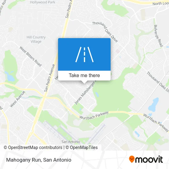Mahogany Run map