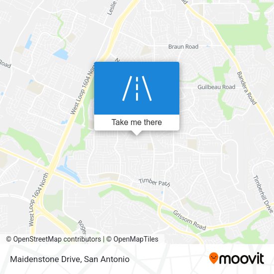 Maidenstone Drive map
