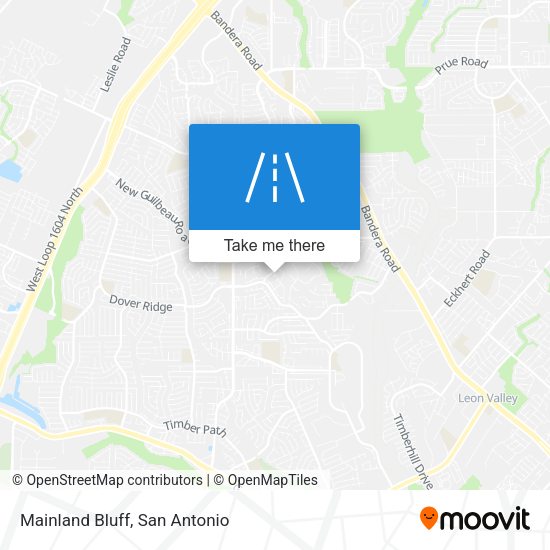 Mainland Bluff map