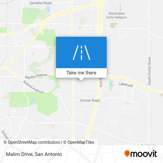 Mapa de Malim Drive