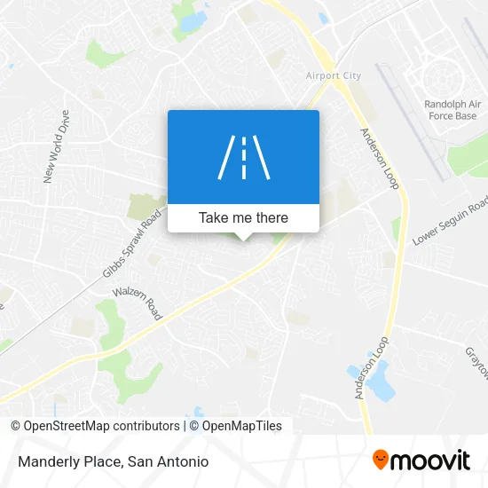 Manderly Place map