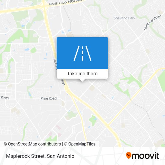 Maplerock Street map