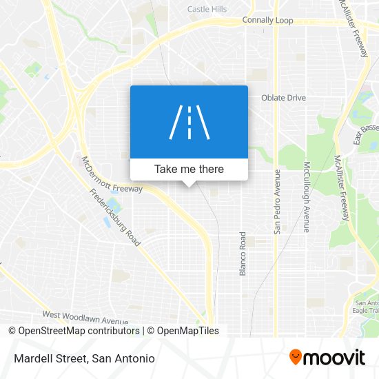 Mardell Street map