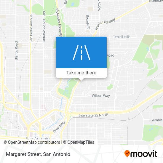 Margaret Street map