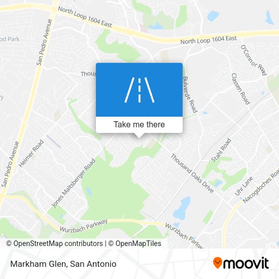 Markham Glen map