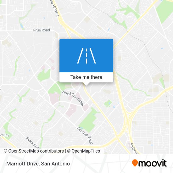 Marriott Drive map