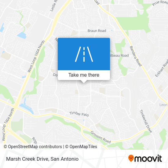 Marsh Creek Drive map