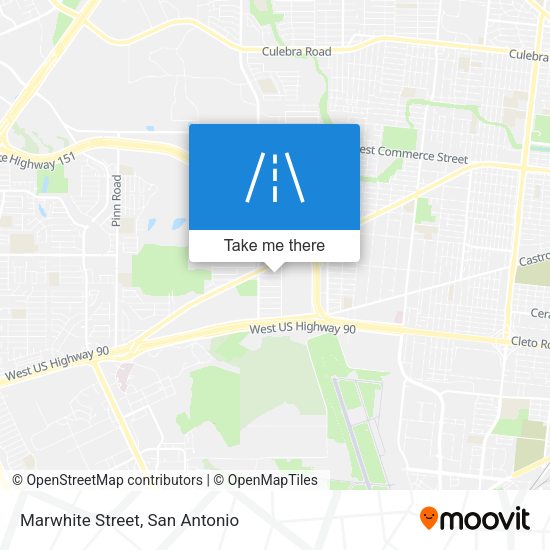 Mapa de Marwhite Street