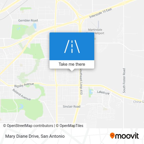 Mary Diane Drive map