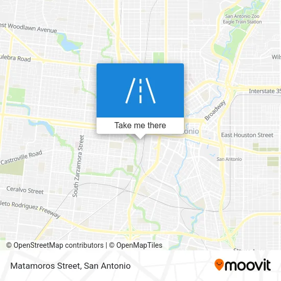 Matamoros Street map