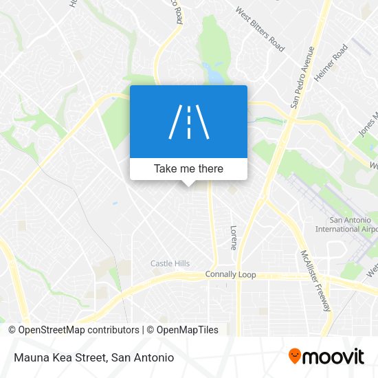 Mapa de Mauna Kea Street
