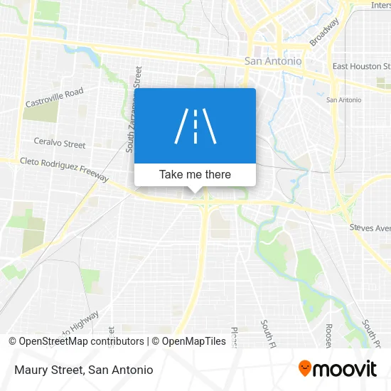 Maury Street map