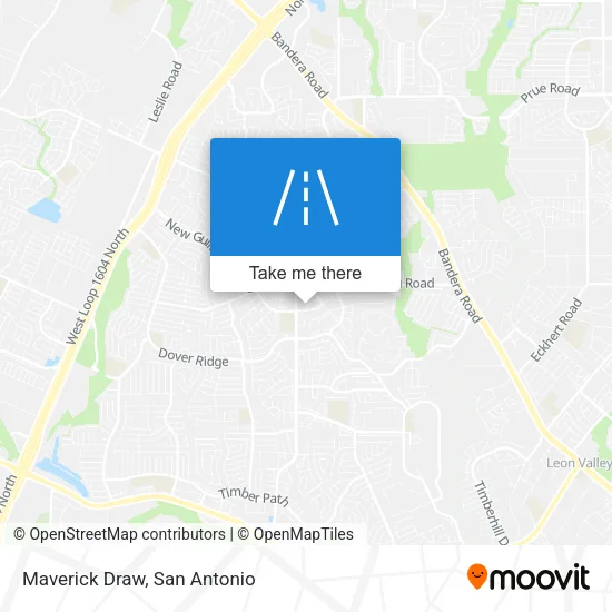 Maverick Draw map