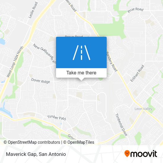 Mapa de Maverick Gap