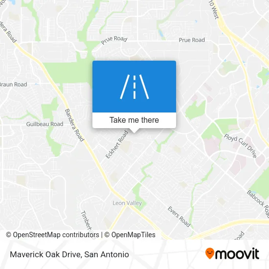 Maverick Oak Drive map