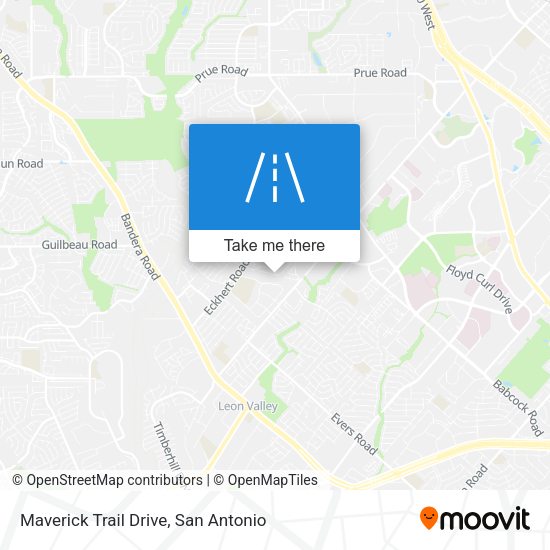 Maverick Trail Drive map