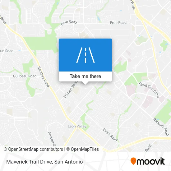 Maverick Trail Drive map